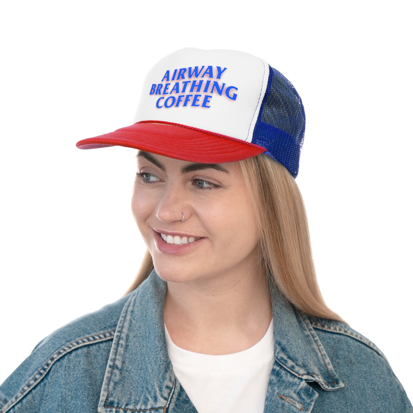 Airway Breathing Coffee Trucker Hat