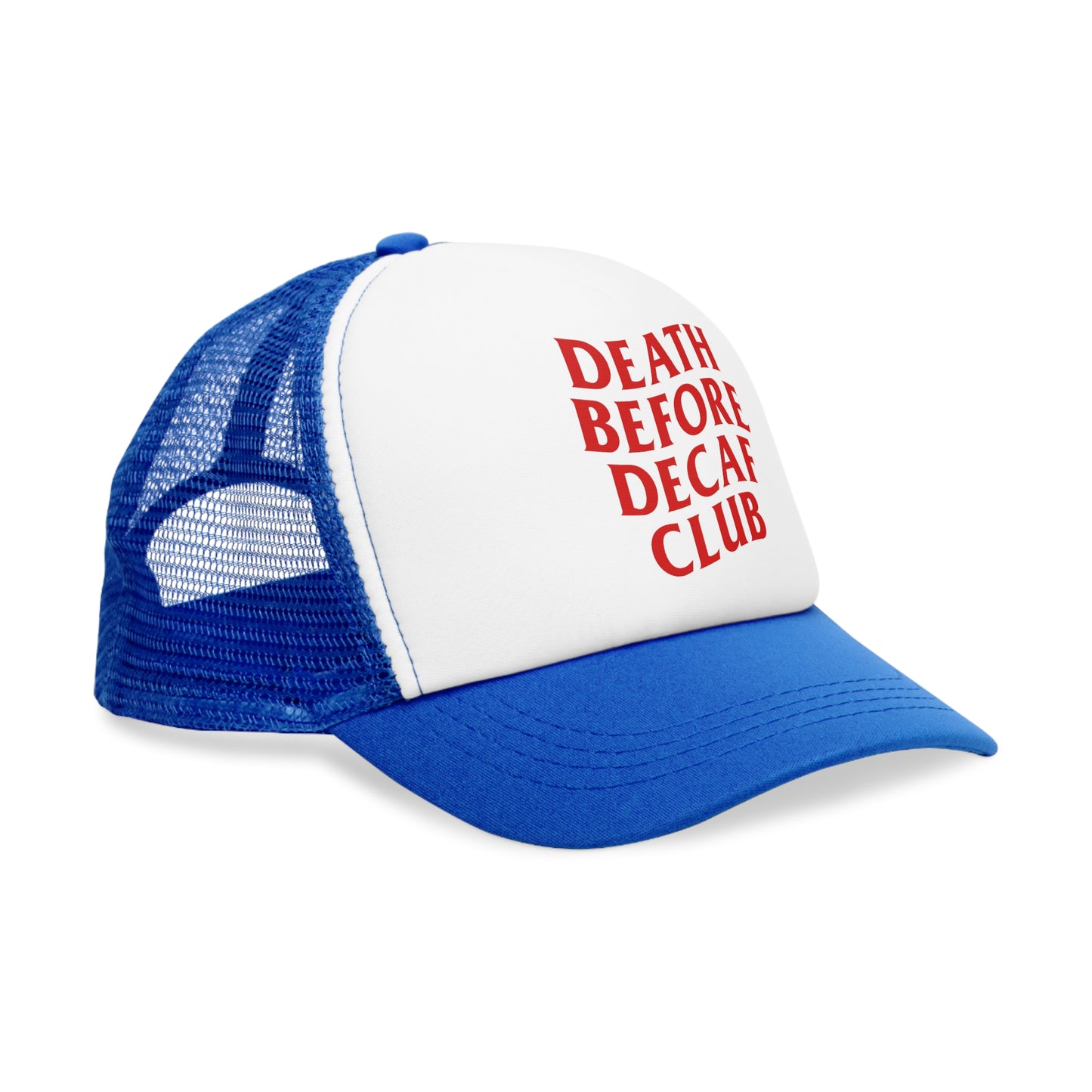 Death Before Decaf Mesh Cap