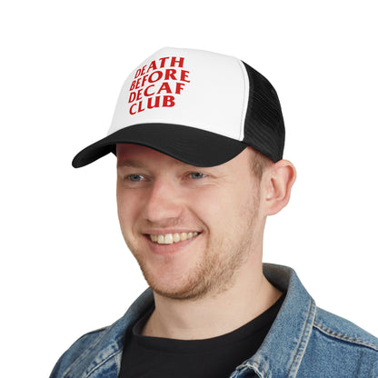 Death Before Decaf Mesh Cap