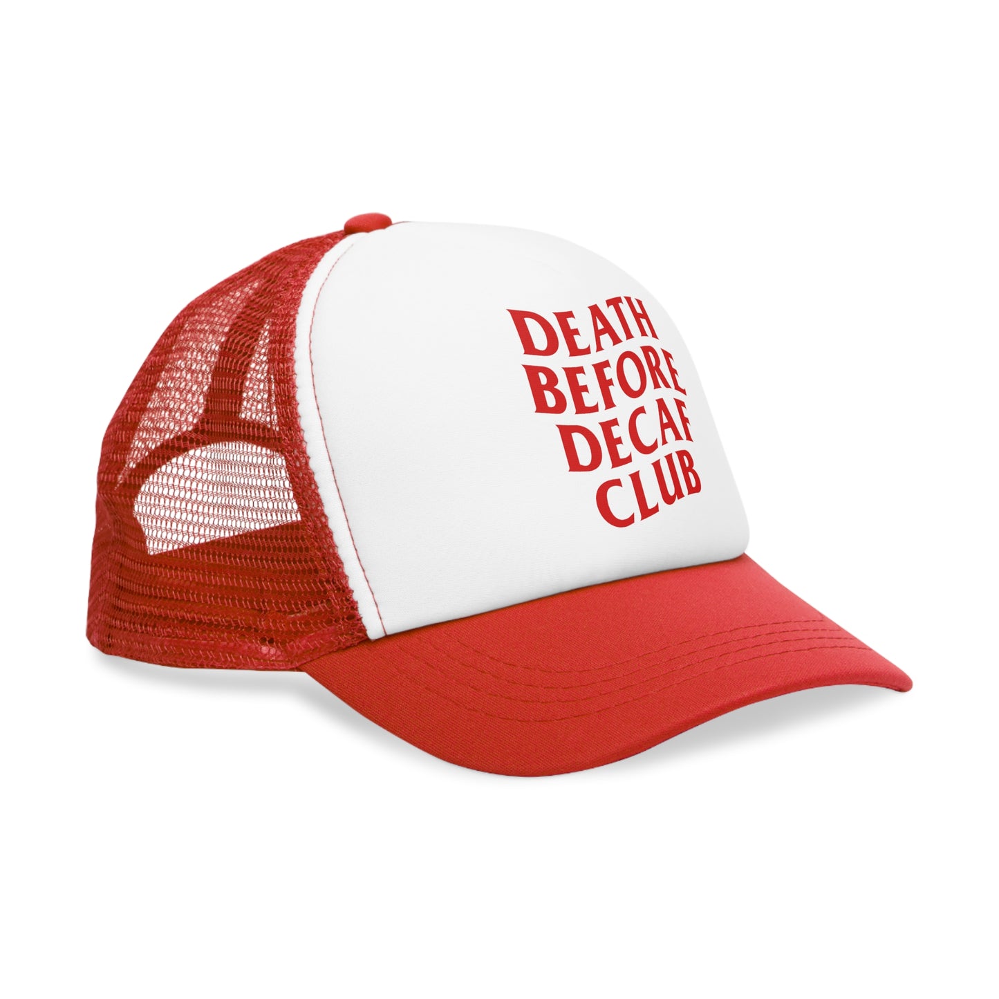 Death Before Decaf Mesh Cap