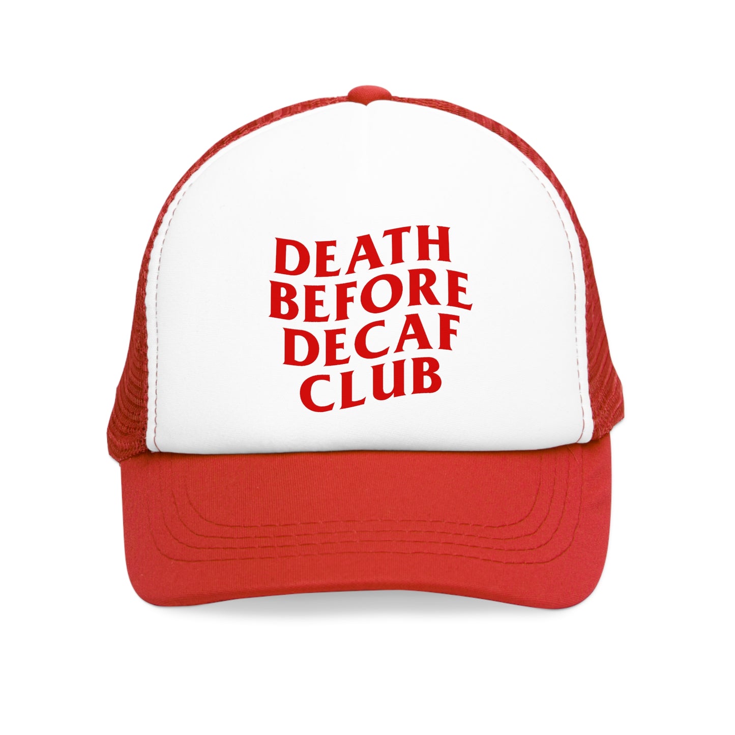 Death Before Decaf Mesh Cap